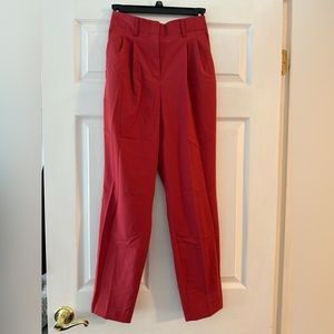 Express high rise ankle pant in Coral size XS